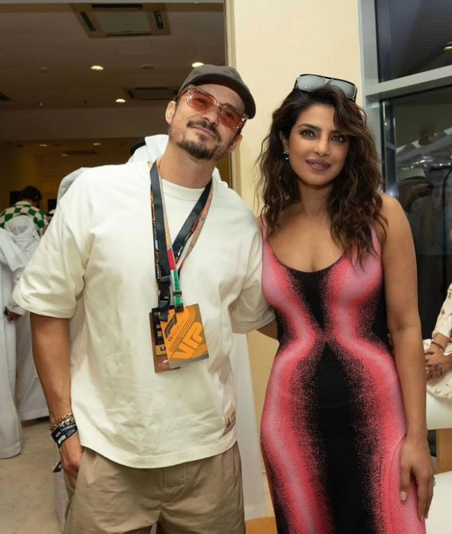 priyanka with orlando bloom 